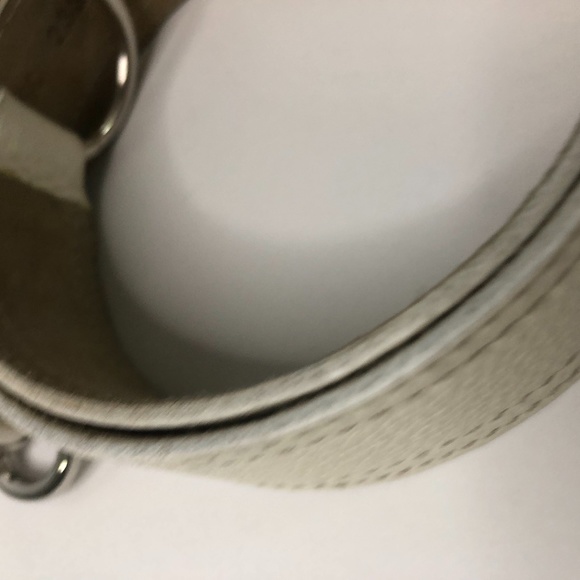 Miu Miu Off White Leather Belt Size 90/36 main image 4